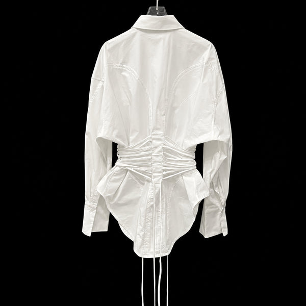 Draw The Line - Drawstring Blouse - FREE Shipping