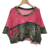 Denim Remix - Mesh Patchwork Tee