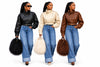 On Her Terms - Faux-Leather Moto Jacket