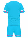 Worthy Bros Casual Breathable Short Sleeve & Shorts Set