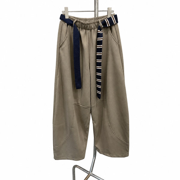 Leg Day - Wide-Leg Pants with Belt