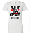 ALL OF MY LOVE JESUS - FITTED TEE