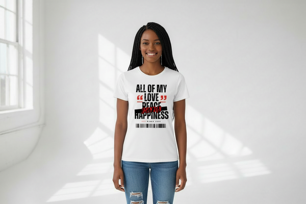 ALL OF MY LOVE JESUS - FITTED TEE