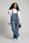 CHIC UNDER $50 -Denim Chic - Plaid Suspender Overalls (Copy)