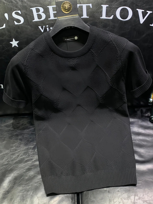 Worthy Bros Solid Knit Business T-Shirt