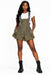 Miss Tie the Look - Wide-Leg Suspender Shorts