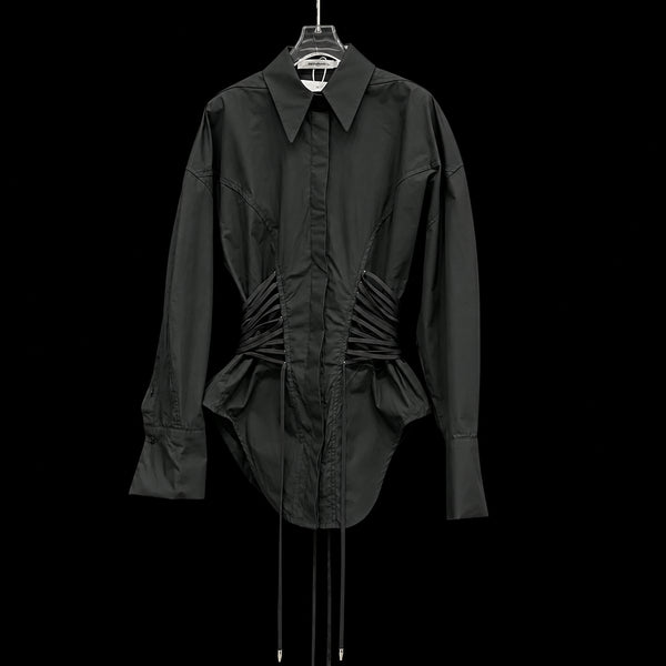 Draw The Line - Drawstring Blouse - FREE Shipping