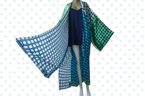 She Has Been Spotted - Polka Dot Kimono -FREE SHIPPING!