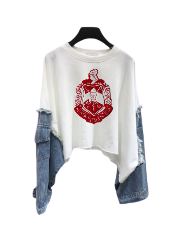 𝚫𝚺Θ -Chenille Trend Setter - Asymmetrical Shirt -SAMPLE SALE!