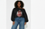 SALE-𝚫𝚺Θ Sequin -Off the Shoulder Sweatshirt