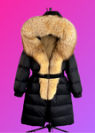 Big Burr Chic - Women Fur Parka Coat