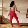 𝚫𝚺Θ-Yoga Leggings (Red) -DST FALL UNDER $40