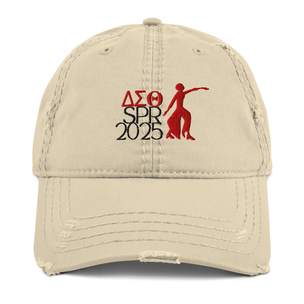 𝚫𝚺𝚯 SPG 2025 -Distressed Hat