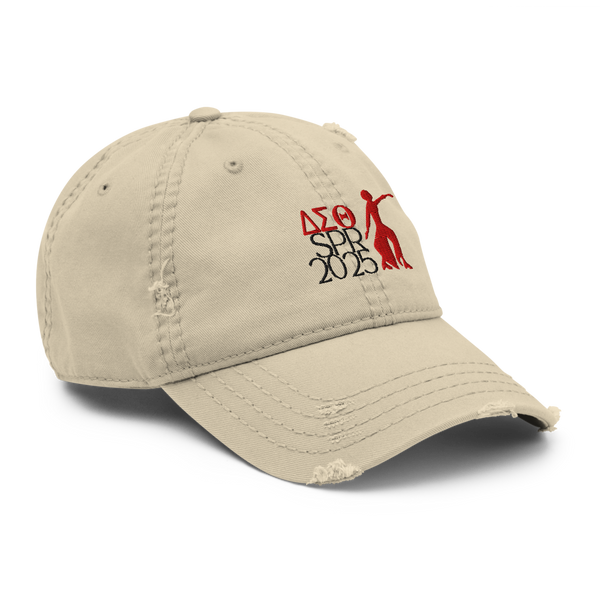 𝚫𝚺𝚯 SPG 2025 -Distressed Hat