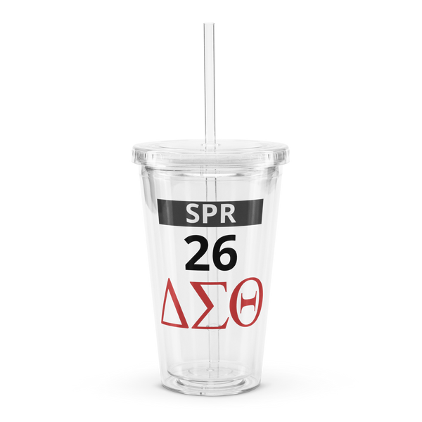 𝚫𝚺Θ SPR26 -Plastic Tumbler NEW 21oz