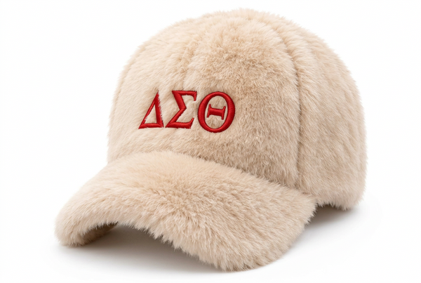 𝚫𝚺Θ -Plushed Faux Baseball Hat