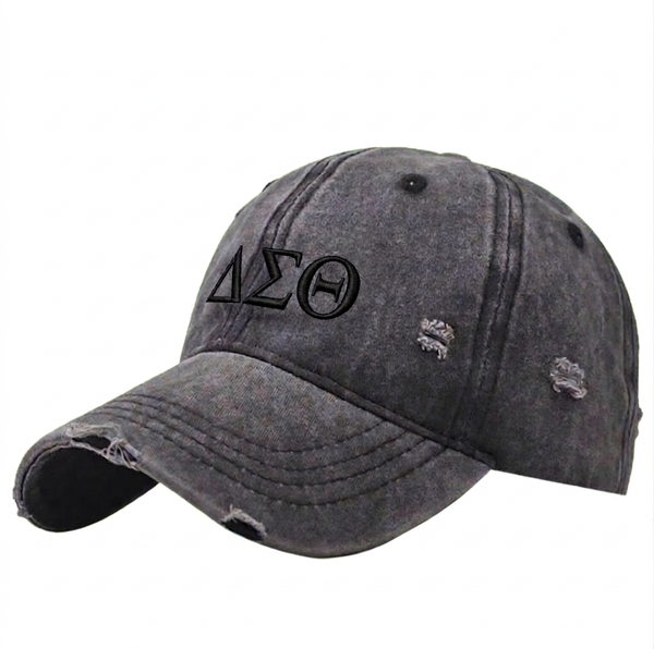 𝚫𝚺Θ -Stonewashed Vintage Embroidered Hat SALE!