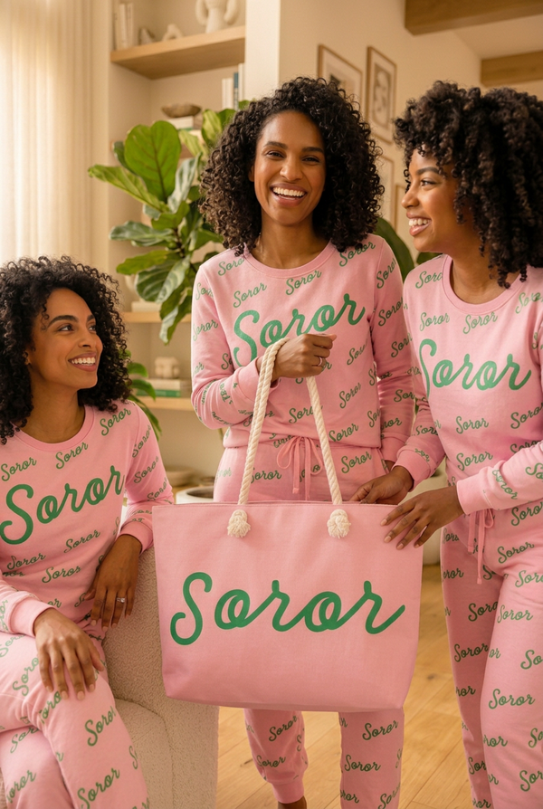 SOROR-Pink/Green Lounge Wear -PRE-ORDER