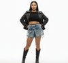 Miss Duce - Denim Rivet Casual Shorts- SALE!