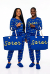 SOROR- Blue/Gold Lounge Wear -PRE-ORDER