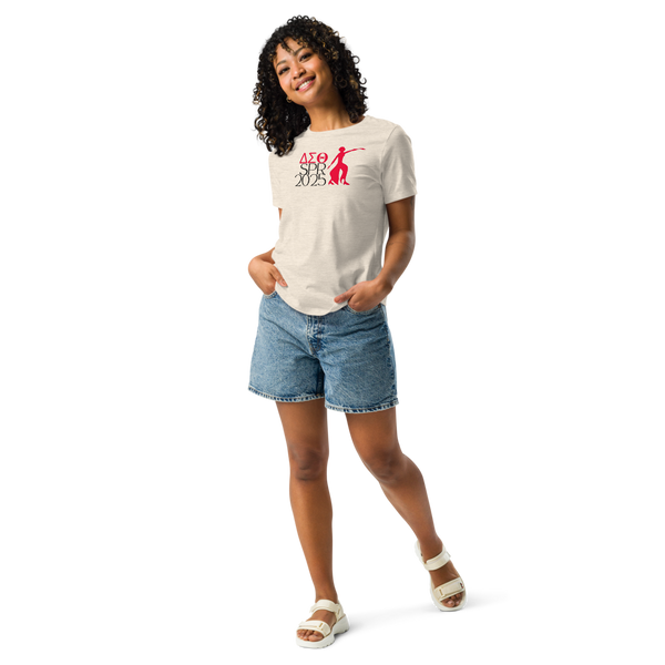 𝚫𝚺𝚯 -SPRING 2025 -Women's Relaxed T-Shirt