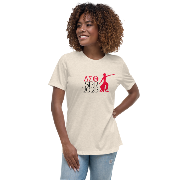 𝚫𝚺𝚯 -SPRING 2025 -Women's Relaxed T-Shirt