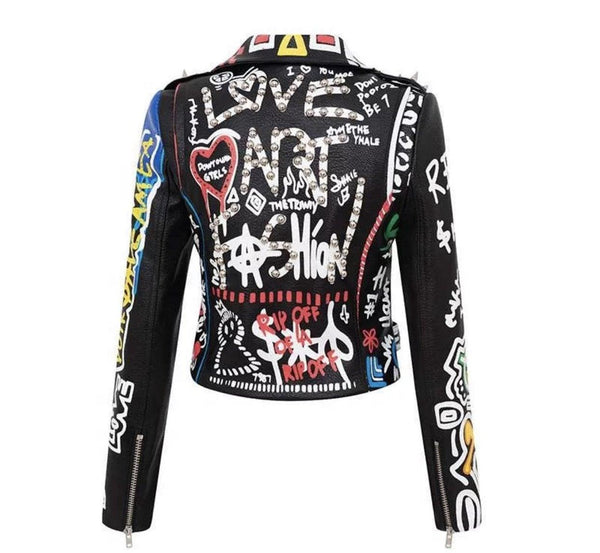 Miss Fashion Diva - PU Leather Jacket - Worthy Chic