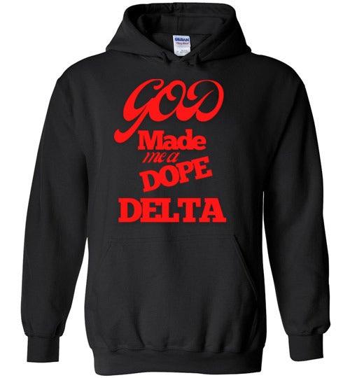Dope Delta 2 - Sweatshirt Hoodie (Non-Cut-Out) - Worthy Chic