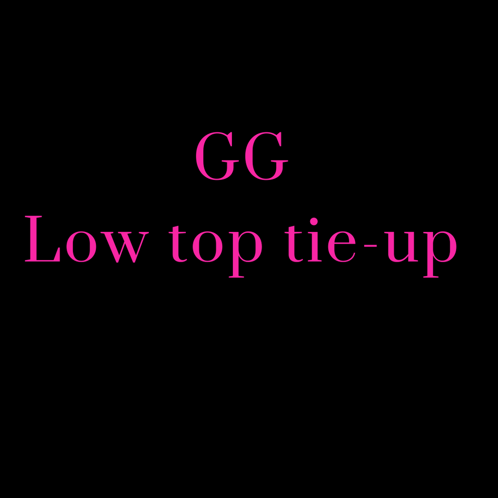 My Gucc* -Low Top Tie- Up Sneakers