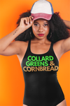 She is like Collard Greens &  - WOMEN'S SWIMSUIT - JUNETEENTH