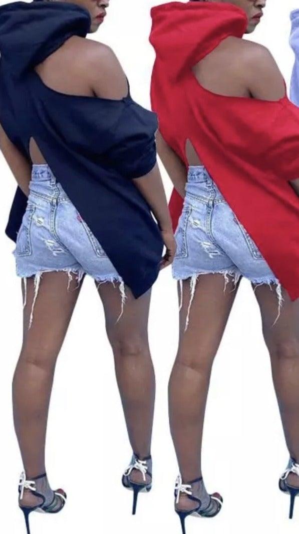Miss Dope Delta - Cut Out Sweatshirt SALE! - Worthy Chic