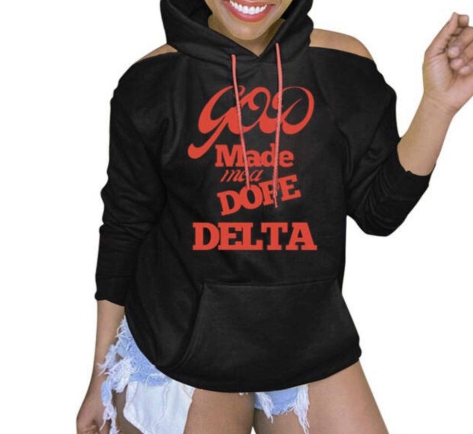 Miss Dope Delta - Cut Out Sweatshirt SALE! - Worthy Chic