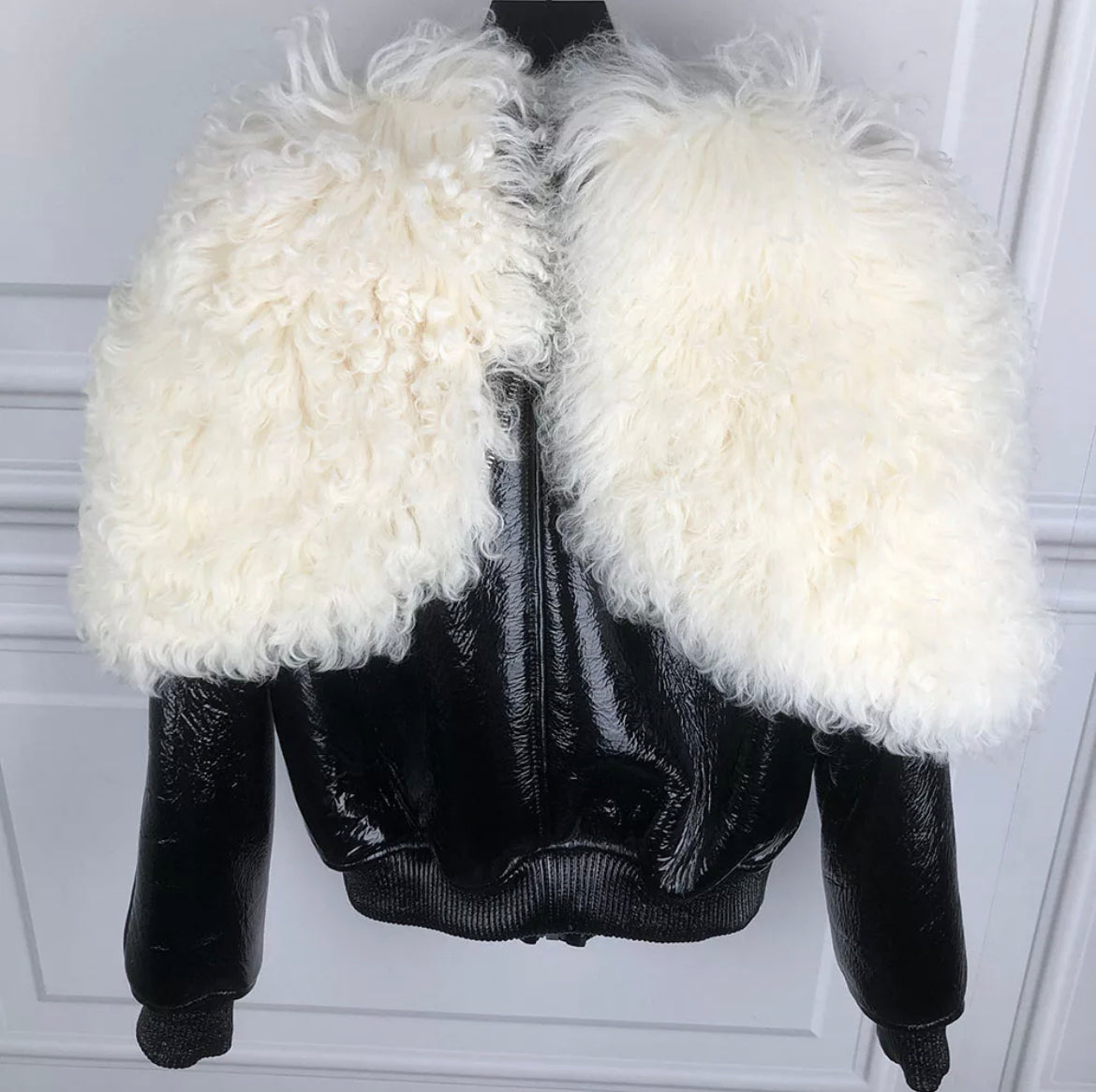 That's Just Mary! -  Shearling Leather Jacket