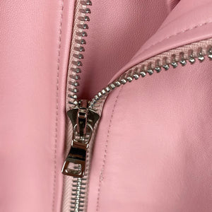 Essence of LYFE  - Ruffle Leather Vest -Plus Size