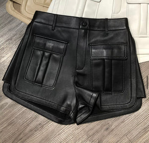 She Said - Leather Shorts