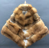 Miss Foxy Brown - Fox Fur Large Poncho