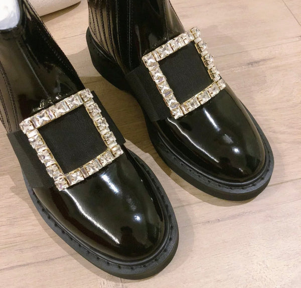 Buckle Up Chic- Women's Ankle Boots