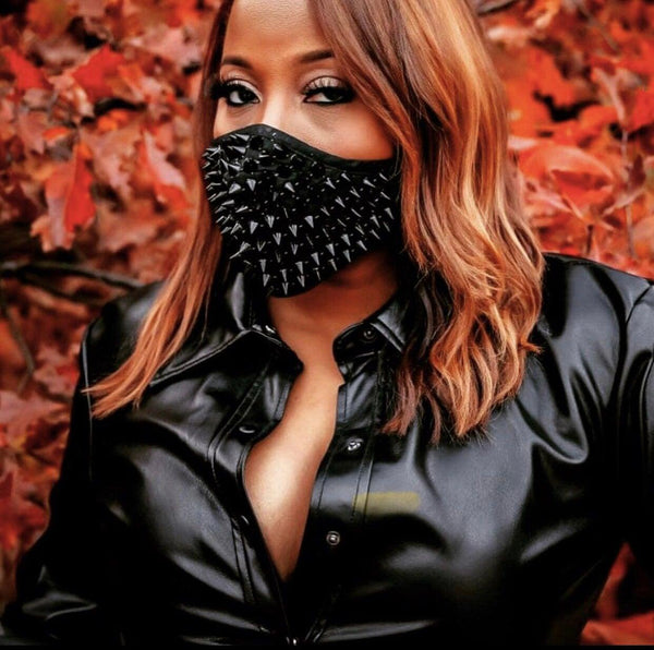 Stay Da Punk Back - Warrior Spiked Mask - Worthy Chic