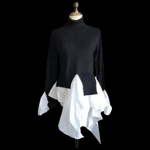 Madame’ CHIC - Asymmetrical Sweater Shirt