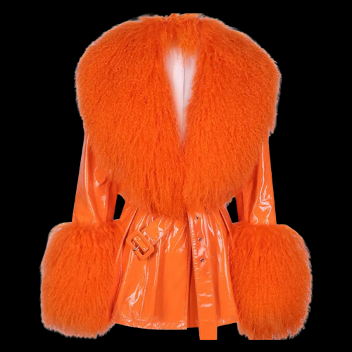Mamacita - Women's Mogolian Leather Coat