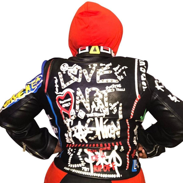 Miss Fashion Diva - PU Leather Jacket - Worthy Chic