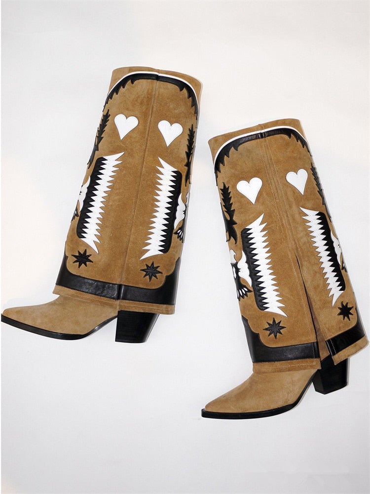 What up Doe - Women Cowboy Boots - Worthy Chic