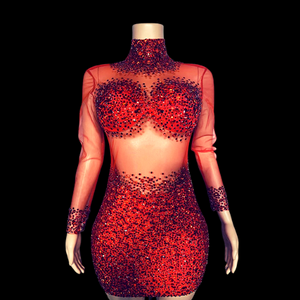 Judgement- Studded Evening Dress