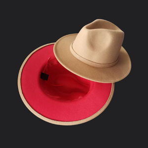 Dream - Red & Tan Unisex Fedora