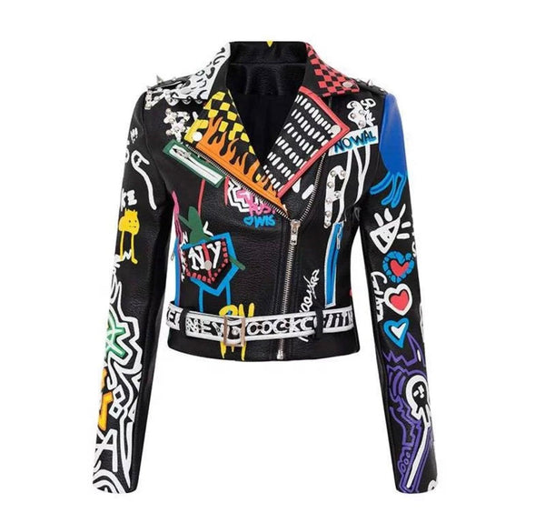 Miss Fashion Diva - PU Leather Jacket - Worthy Chic