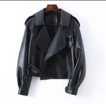 Miss BlacQutie - Black Leather jacket - Worthy Chic