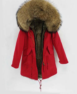 Ms Burr - Women Fur Parka Coat - Worthy Chic
