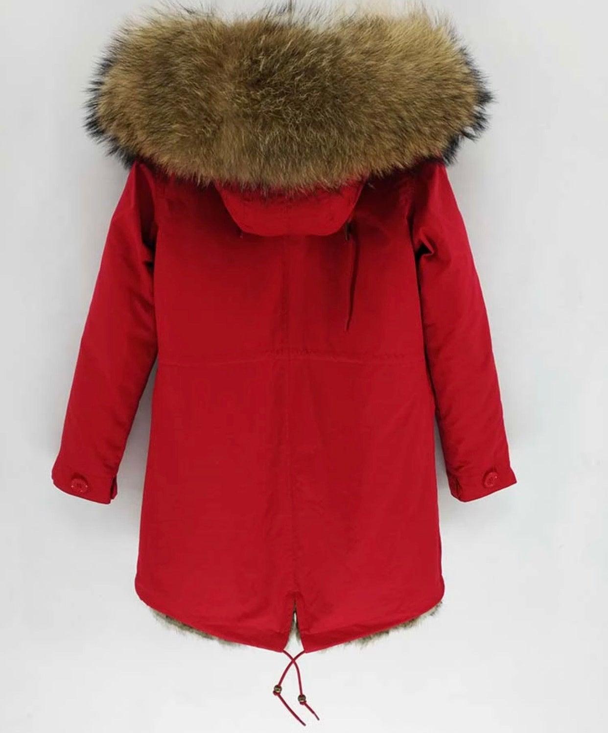 Ms Burr - Women Fur Parka Coat - Worthy Chic