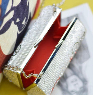 Since 1913 - Rhinestone Crossbody Bag/Clutch -SALE! - Worthy Chic