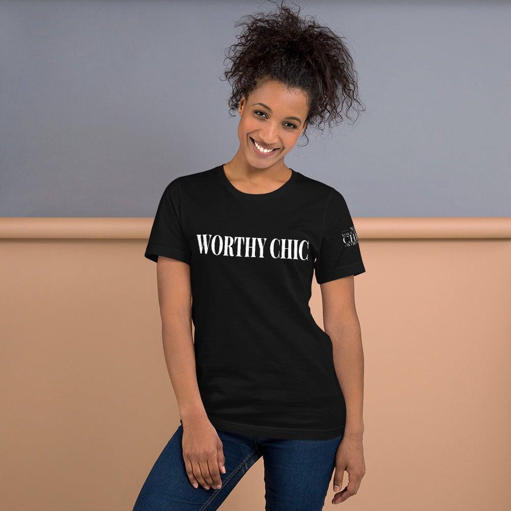 Worthy Chic Station Logo - Short-Sleeve T-Shirt - Worthy Chic